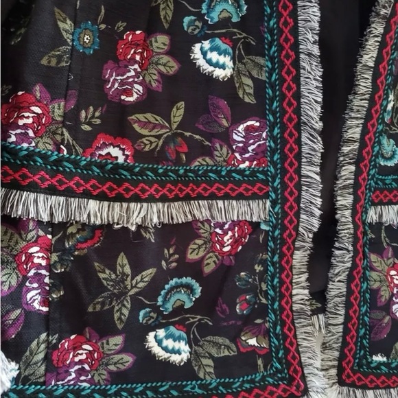 Ann Taylor Loft Super Cute Floral Blazer Jacket Sz 6 - Picture 5 of 7